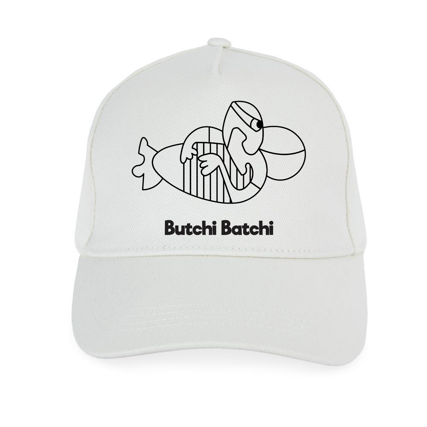 Butchi Batchi – “Locked In” Cap (Wit)