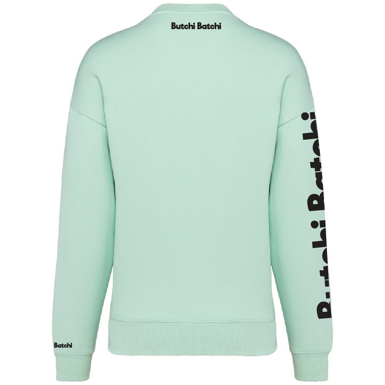 Butchi Batchi – “Stripe Hugger” Sweater (Brook green)