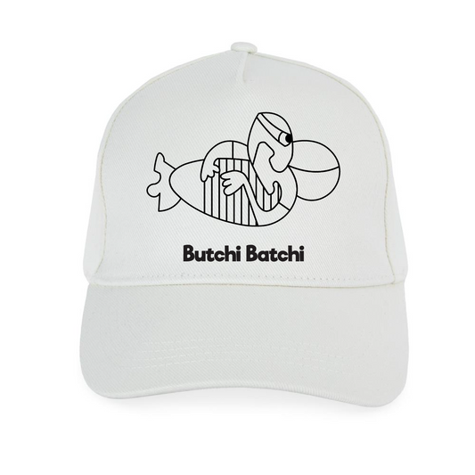 Butchi Batchi – “Locked In” Cap (Wit)