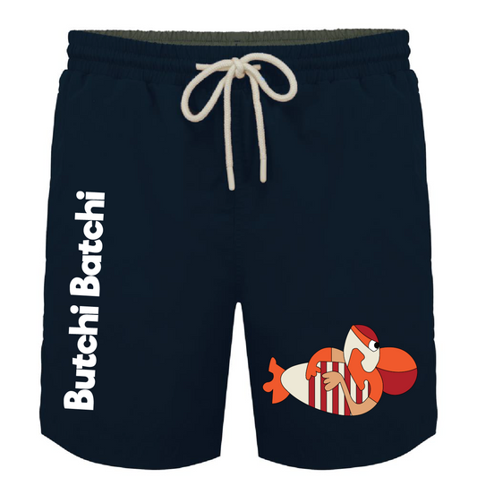 Butchi Batchi – “Deep Catch” Swim Shorts (Darkblue)